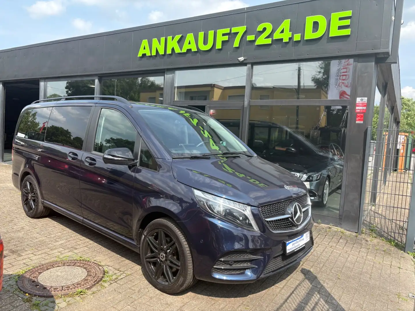 Mercedes-Benz V 300 d EDITION 4MATIC lang Mietkauf möglich Niebieski - 1