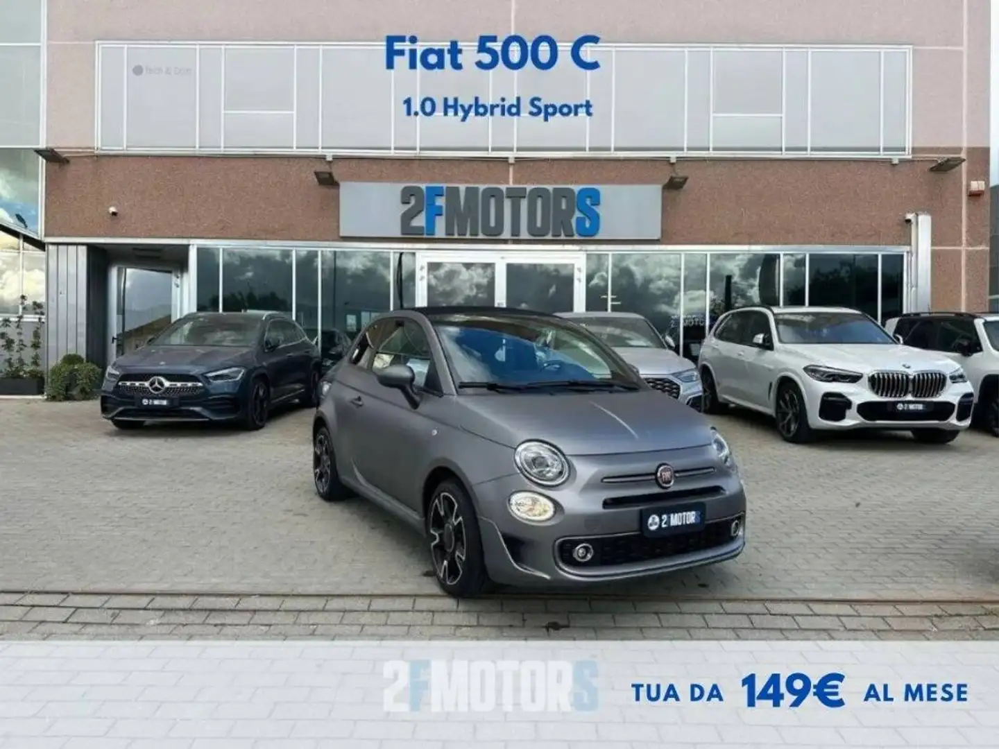 Fiat 500C 1.0 hybrid Dolcevita 70cv Grau - 1