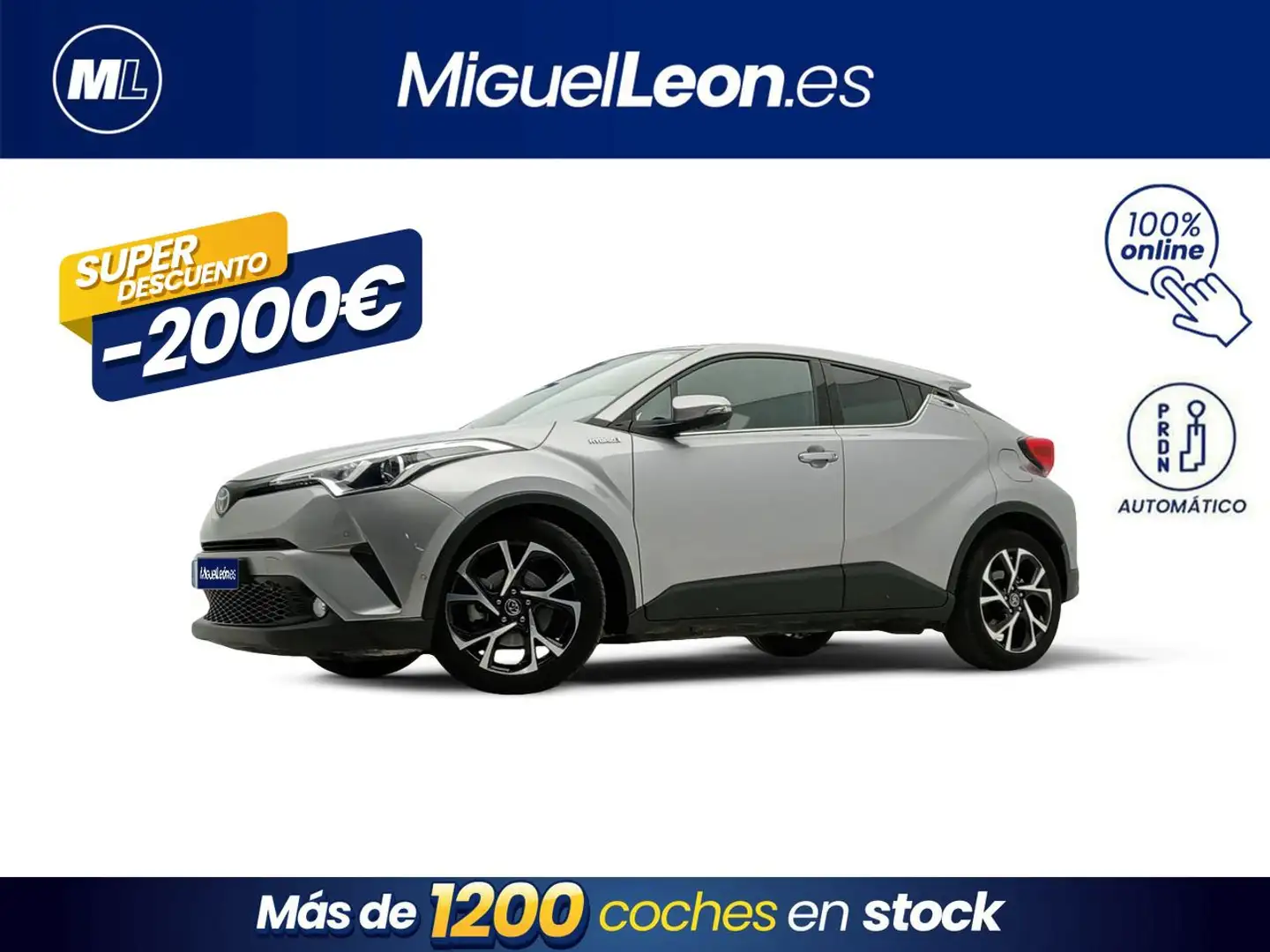Toyota C-HR 1.8 125H Advance Gris - 1