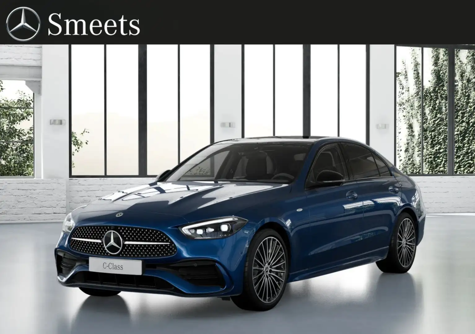 Mercedes-Benz C 300 e Business Solution AMG Blauw - 1