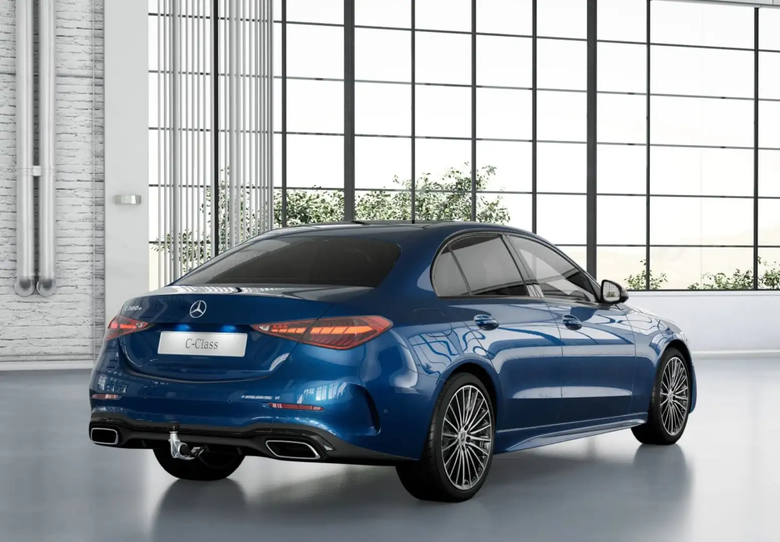 Mercedes-Benz C 300 e Business Solution AMG Blauw - 2