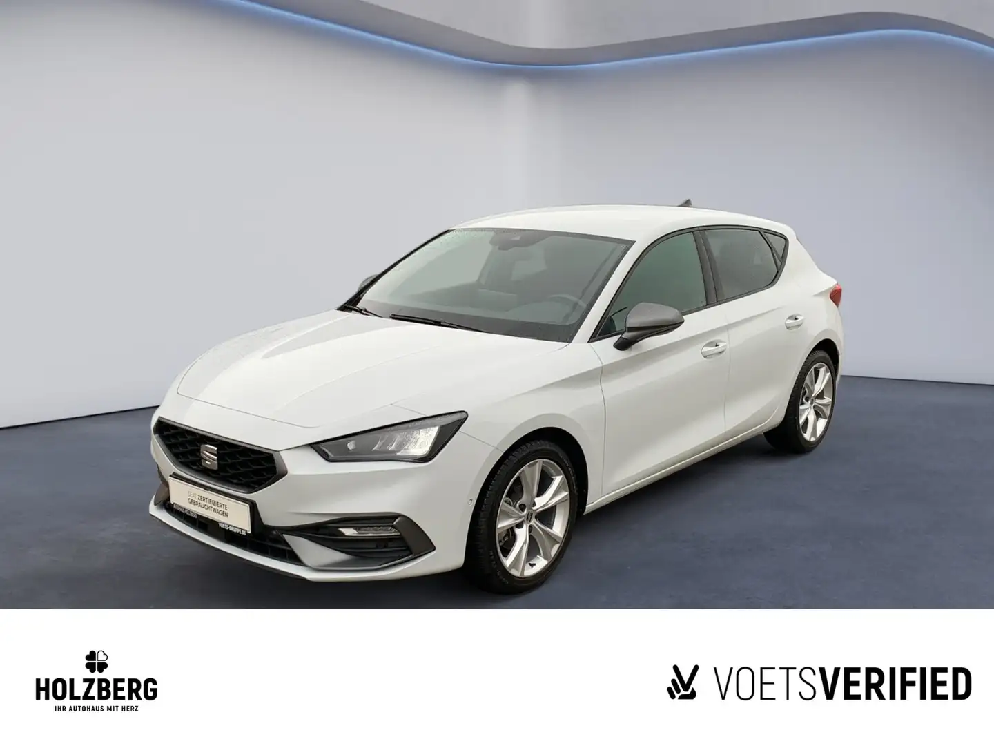 SEAT Leon FR 2.0 TDI DSG NAVI+RFK+GJR Weiß - 1