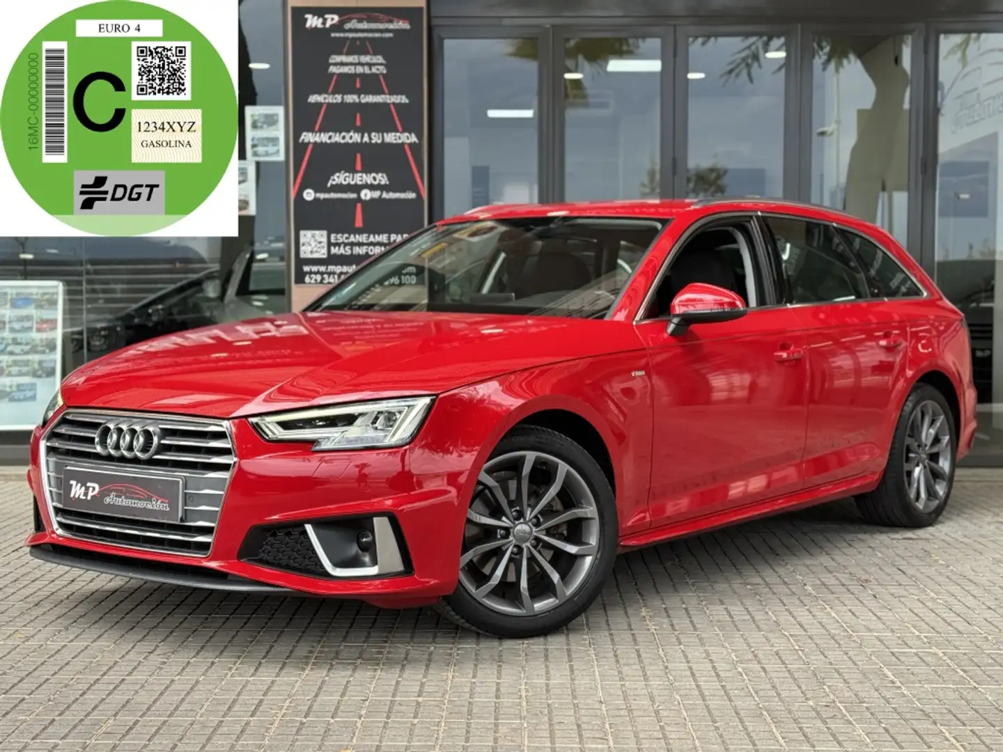 Audi A4 Avant 35 TDI S line S tronic 110kW Rood - 1