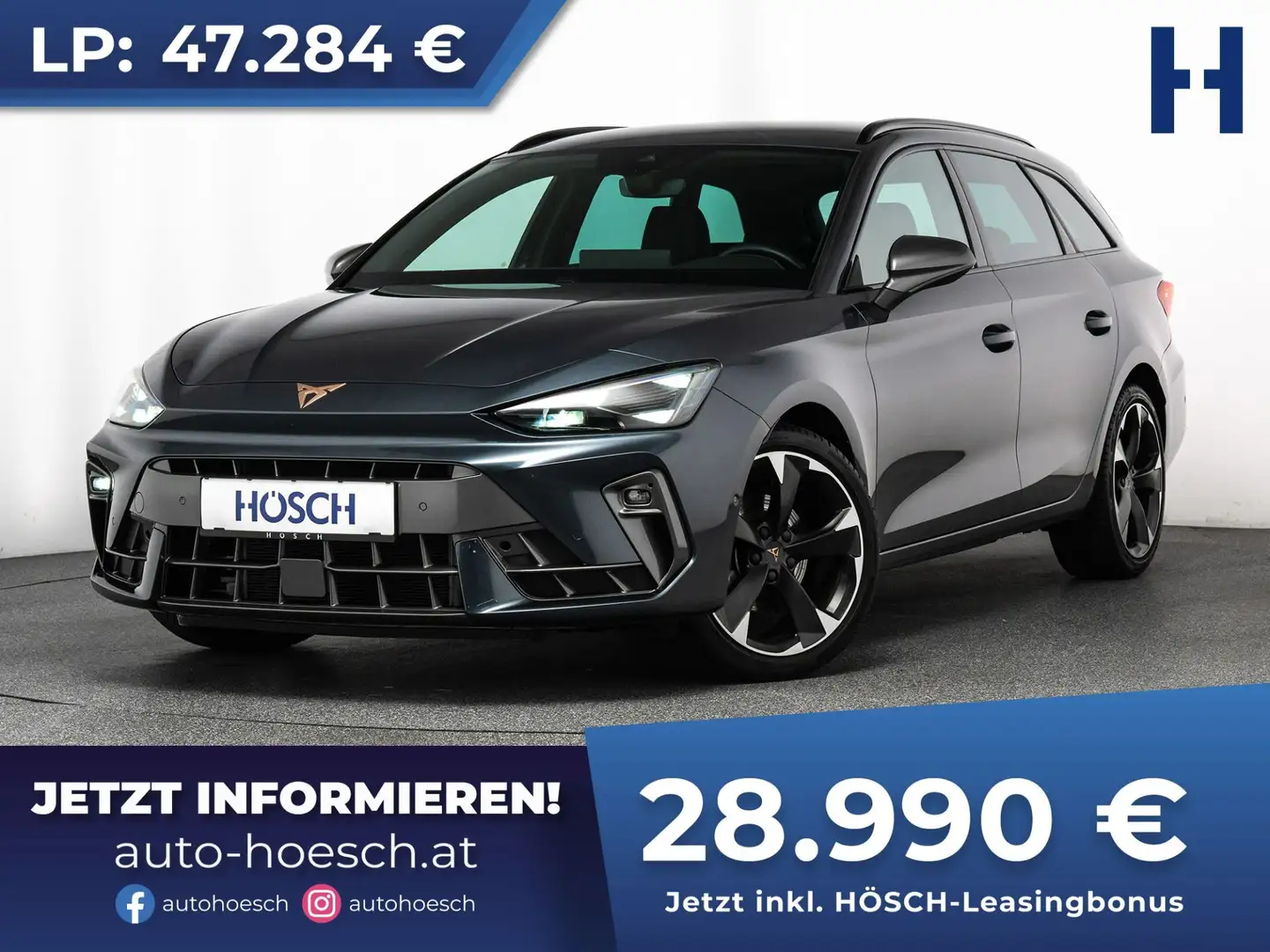 CUPRA Leon SP 1.5 eTSI Aut. FACELIFT EXTRAS ERSTBESITZ Grau - 1