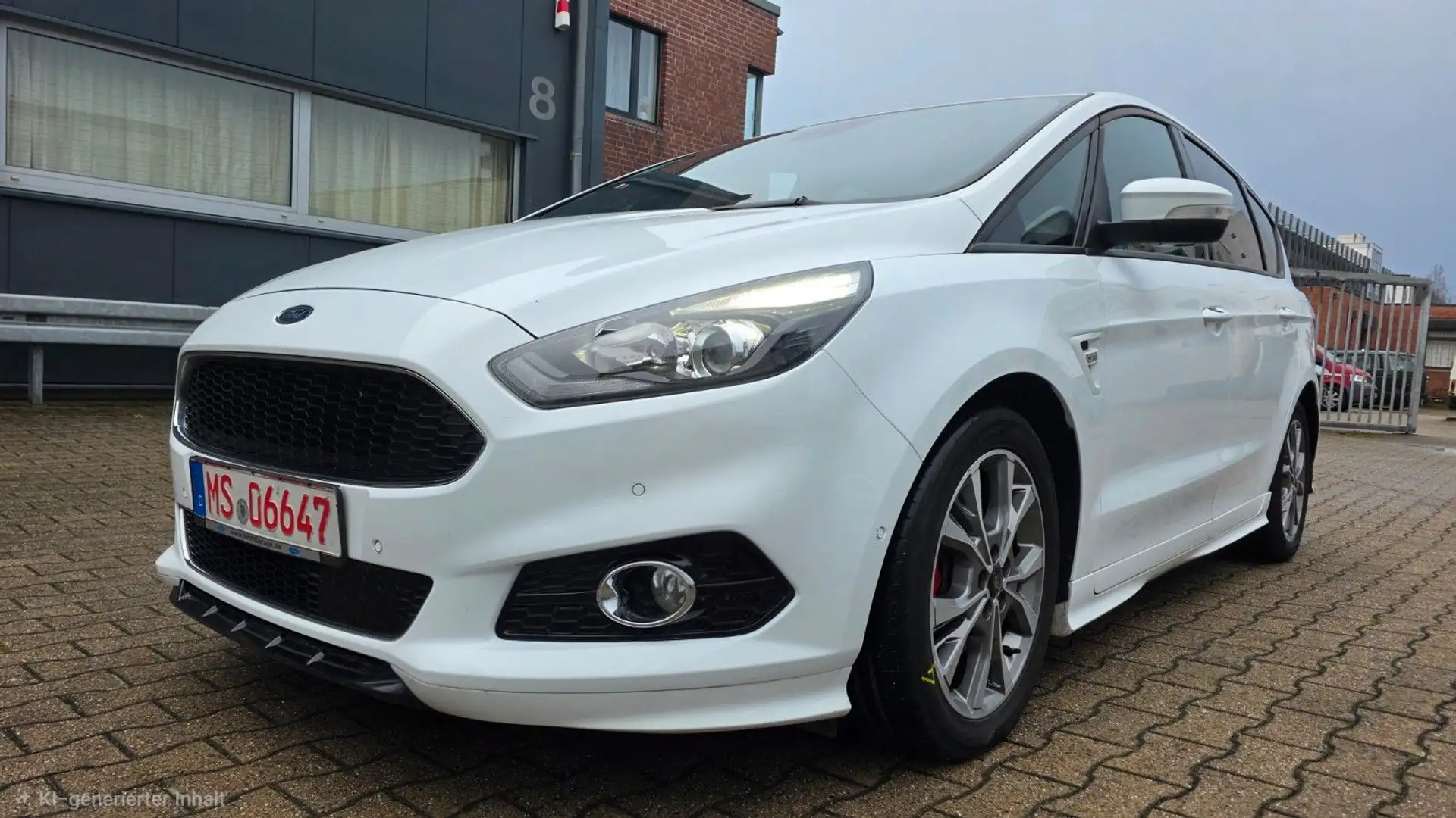 Ford S-Max 2.0 TDCi EcoBlue ST-Line Blanc - 1