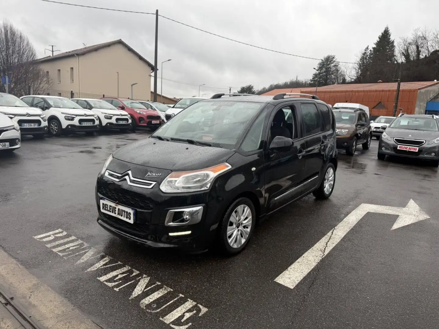 Citroen C3 Citroën Picasso 1.6 HDi90 Exclusive Noir - 2