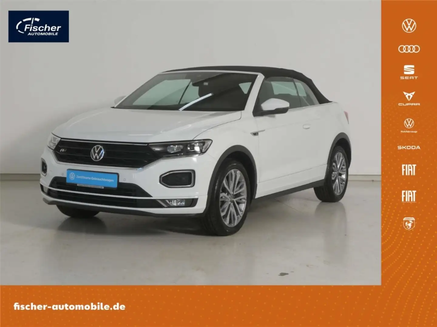Volkswagen T-Roc Cabriolet 1.5 TSI R-Line 6-Gg. LED/PDC/SH Wit - 1
