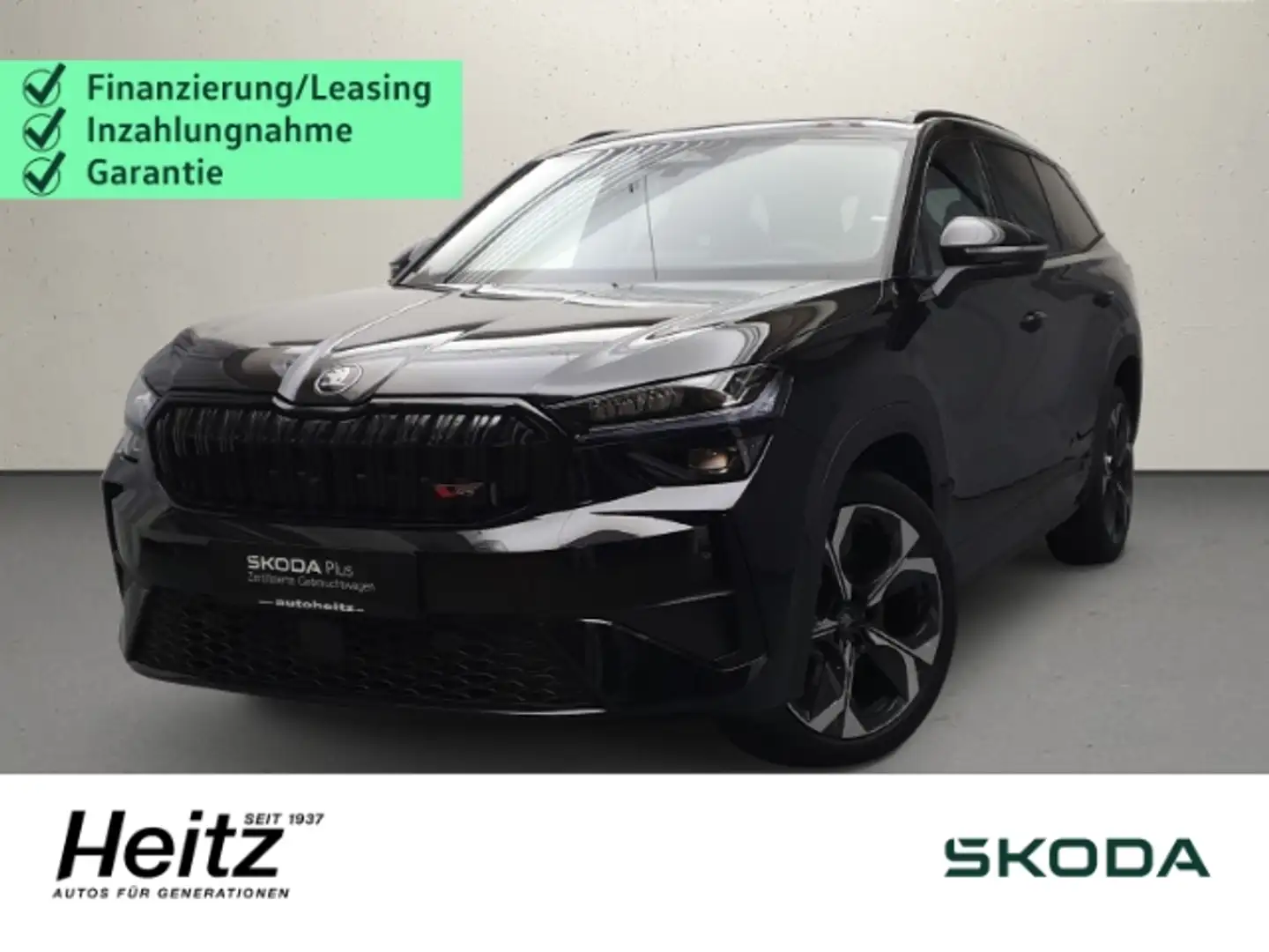 Skoda Kodiaq RS 4x4 DSG AHK Standhzg Pano Canton DCC Zwart - 1