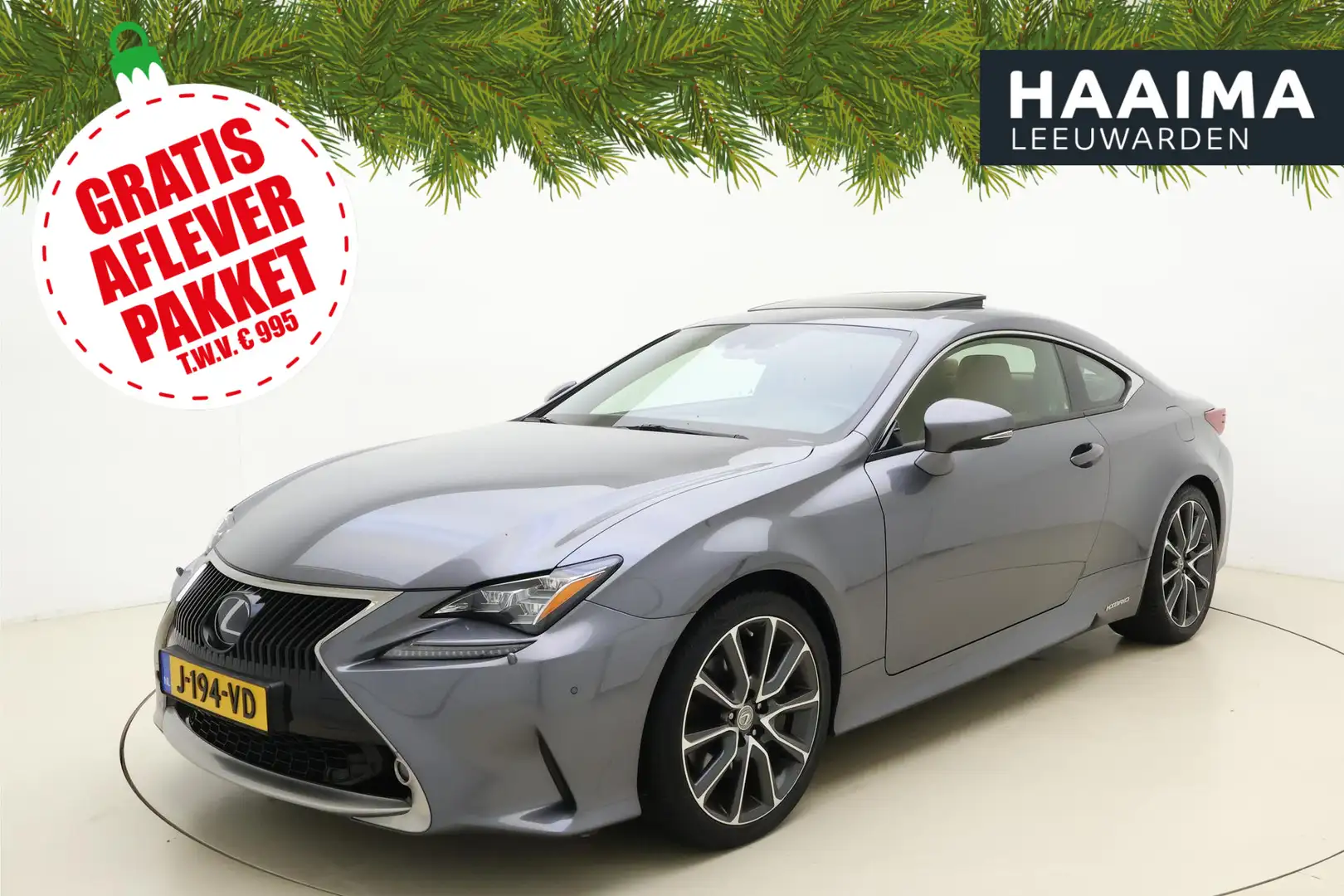 Lexus RC 300h F Sport Premium Hybride | Automaat | VOL opties | Grijs - 1
