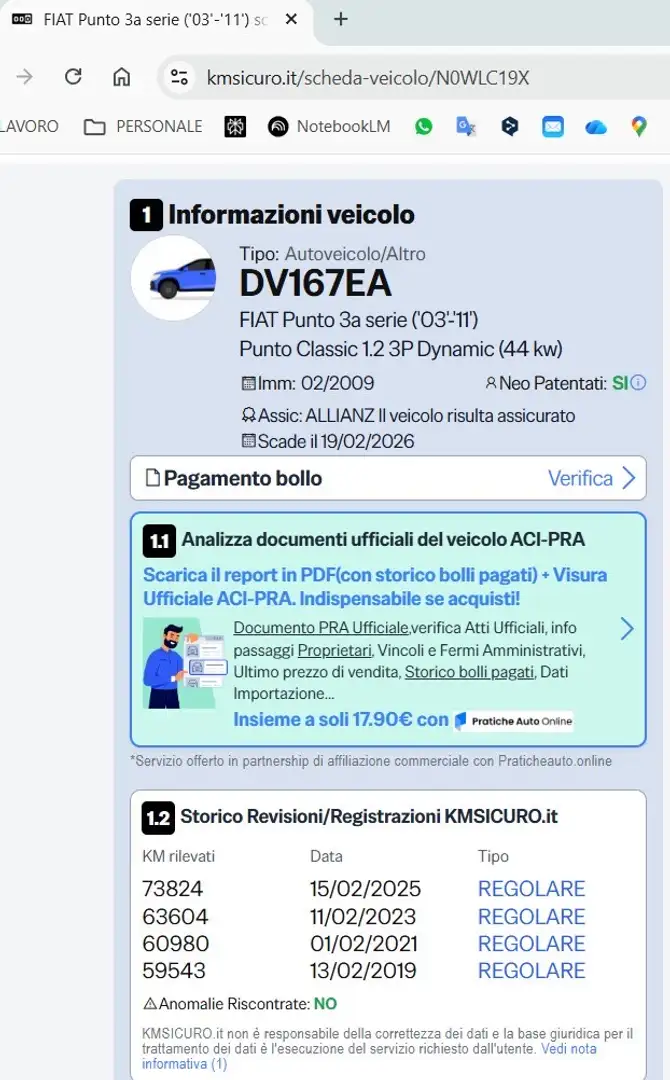 Fiat Punto 3p 1.2 Classic Dynamic - 1