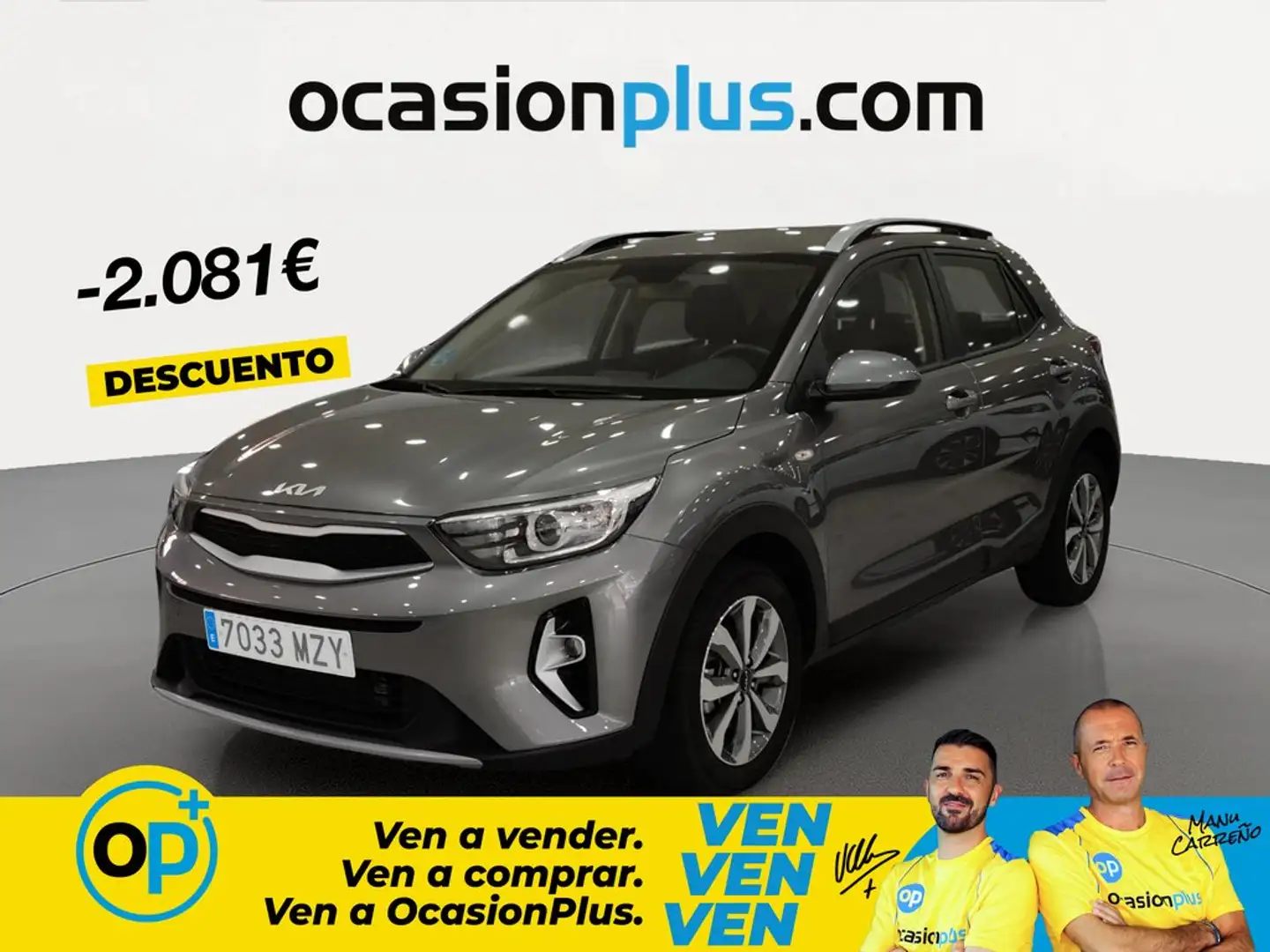Kia Stonic 1.0 T-GDi MHEV Concept 100 Gris - 1