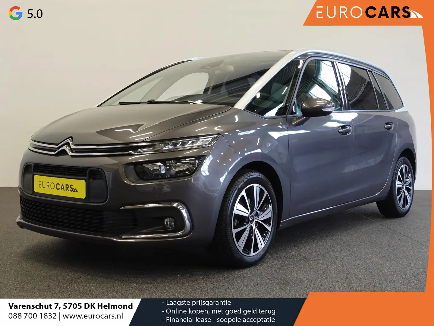 Citroen Grand C4 SpaceTourer 1.2 PureTech Business Airco|ECC Navi Carplay PDC V Szürke - 1