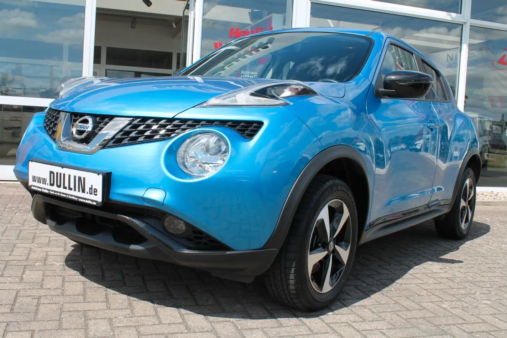 Nissan Juke 1,6 N-Connecta Anhängerzug+Ganzjahresreifen Blauw - 2