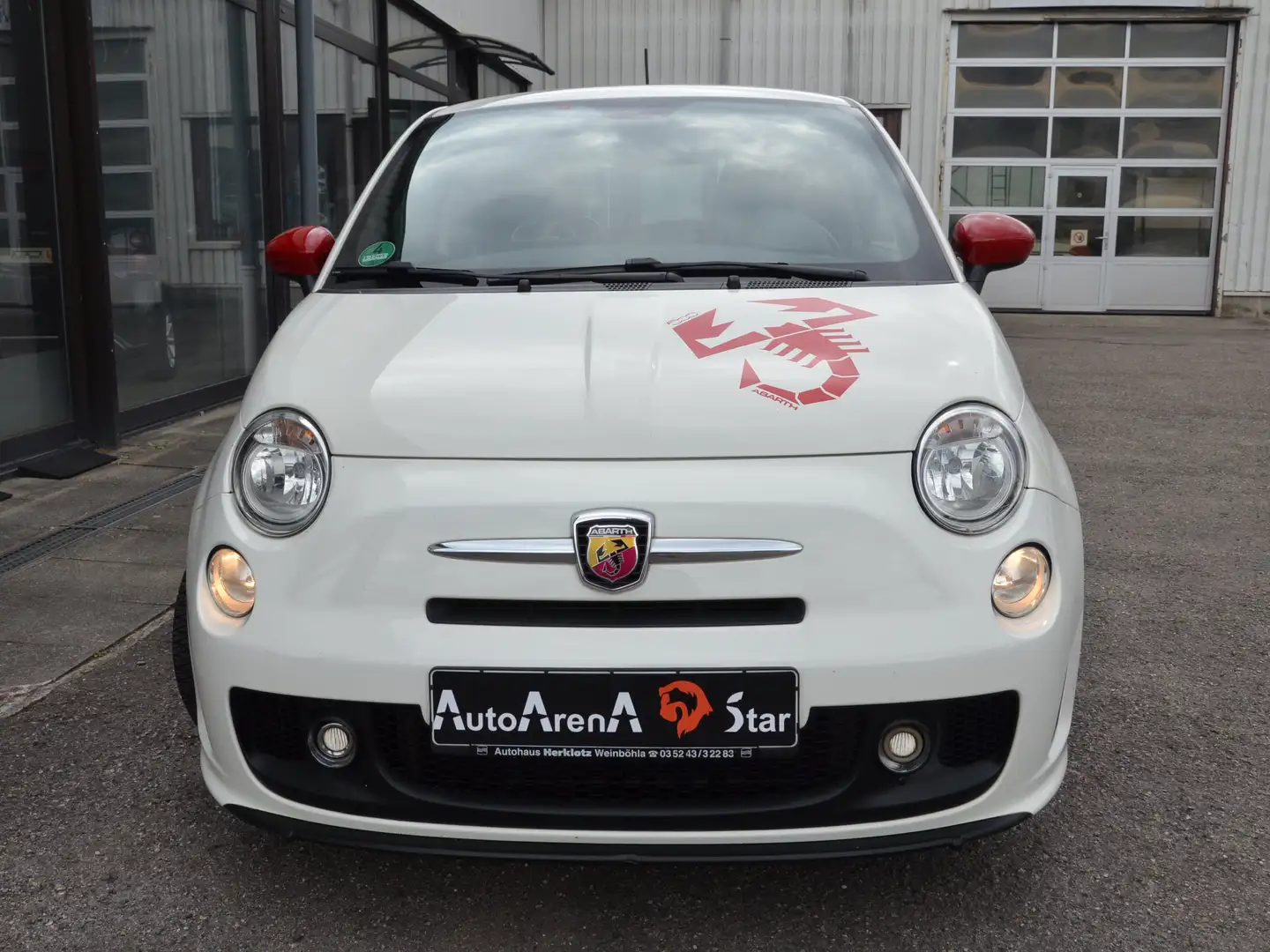 Abarth 500 500 Custom,Alu,Airbag,Klima,Servo,Sport,CD-R Weiß - 2