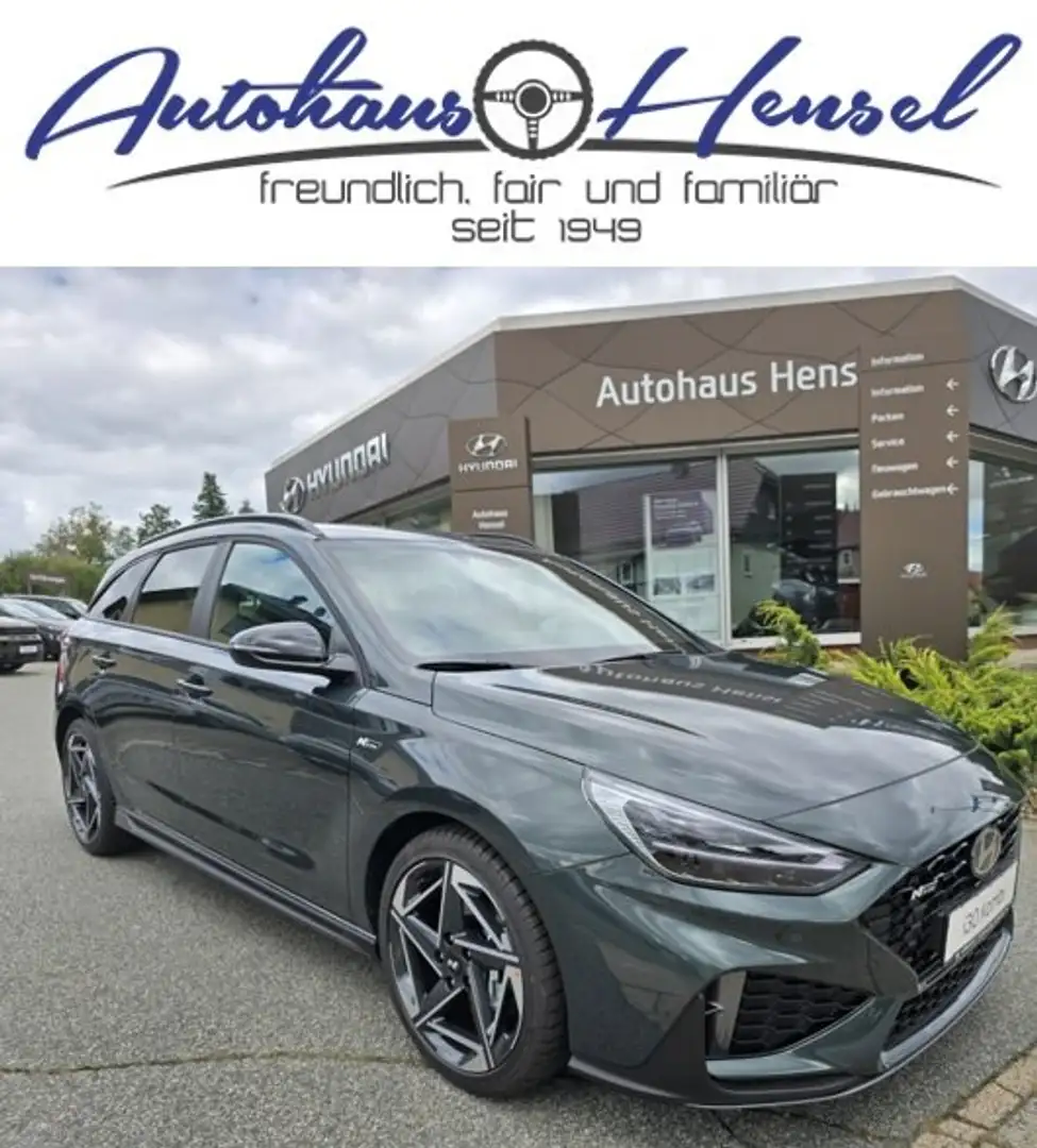 Hyundai i30 Kombi 1.5 T-GDi N-Line Sitz-Paket LED Navi Kamera Grün - 1