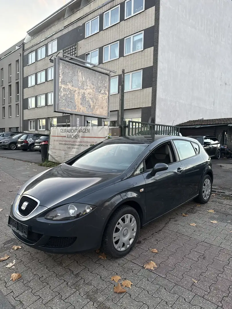 SEAT Leon 1.6L,Tüv+Ölservice neu,M2008,Klima,Efh,Zv+Fb Gris - 1