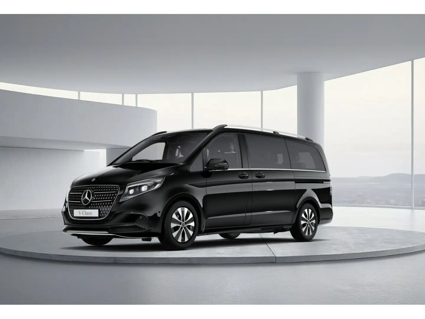 Mercedes-Benz V 250 d 4MATIC AVANTGARDE Lang AHK 2,5t 8-Sitze Schwarz - 1