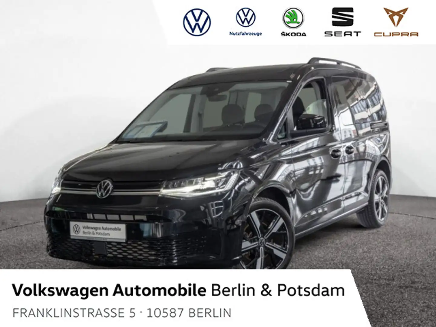 Volkswagen Caddy 2.0 TDI DSG Life Navi LED Standhzg. ACC Schwarz - 1