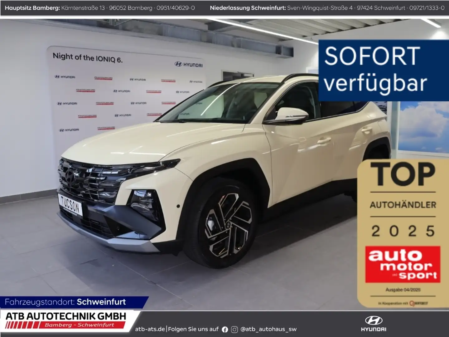 Hyundai TUCSON MY25 Prime Hybrid 1.6 T-GDi 2WD 215 PS Taxi-Paket Vert - 1