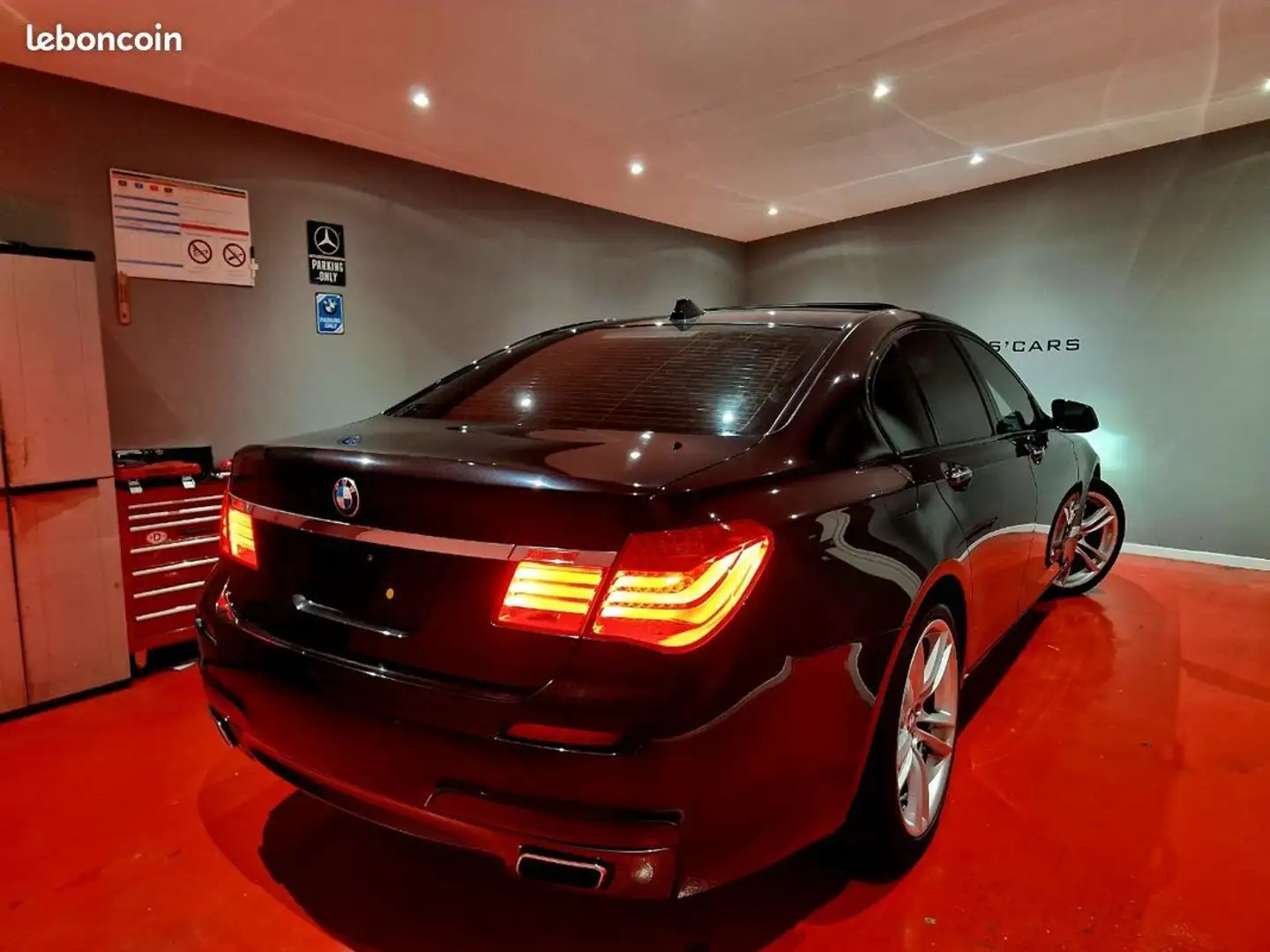 BMW 740 740I LONG 3.0 BI-TURBO 326 CH Pack MSPORT Première Noir - 2