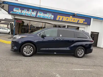 Blue 2026 Toyota Sienna Minivan Front-Wheel Drive Automatic