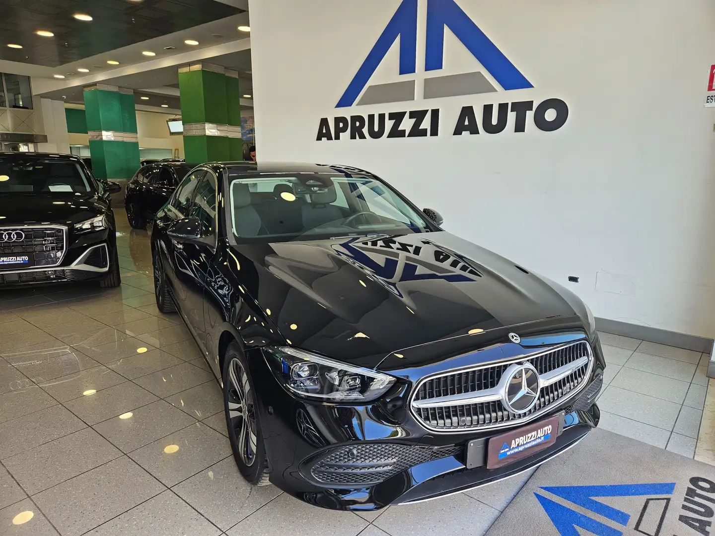 Mercedes-Benz C 220 d mhev Sport Plus aut RETROCAM A 360° NAVI Чорний - 1