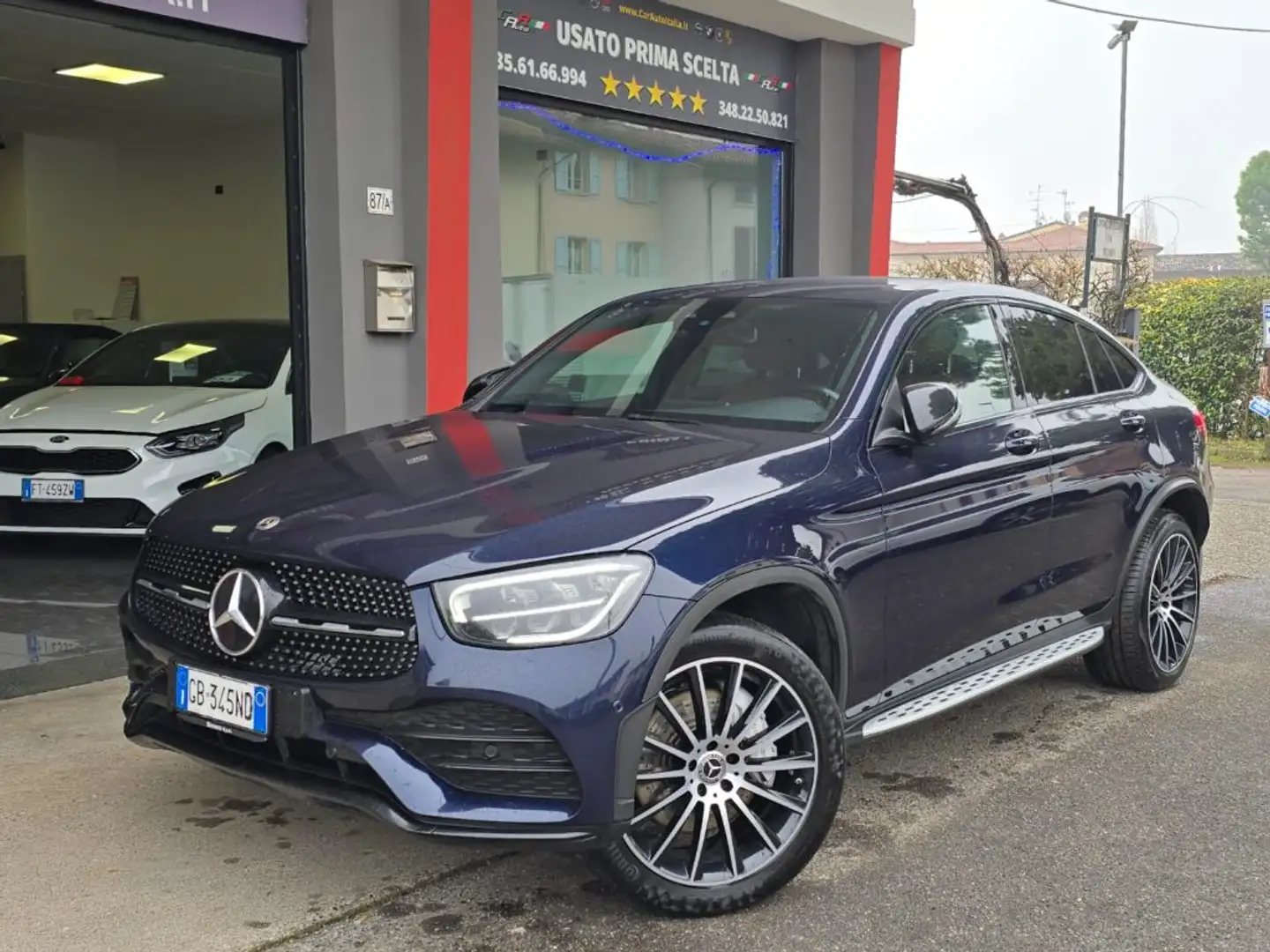 Mercedes-Benz GLC 220 d 4Matic Coupé Premium Plus AMG Line ACC PackNigh Modrá - 1