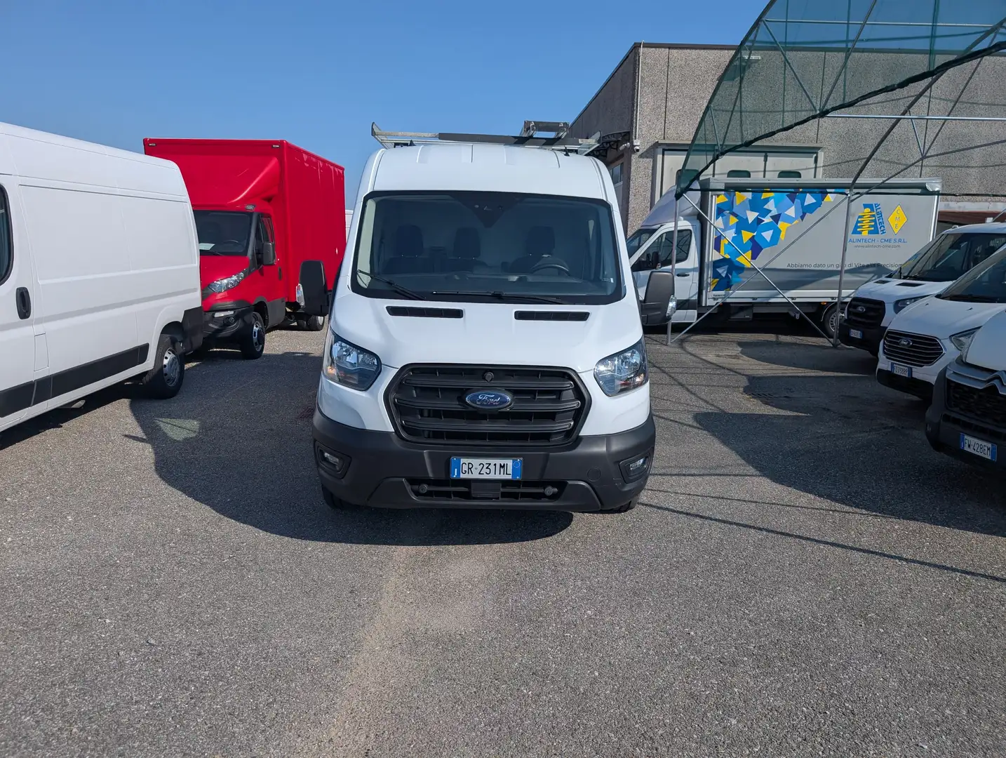 Ford TRANSIT 350 L2H2 2.0 Eco MHEV 130 Cv Blanc - 2