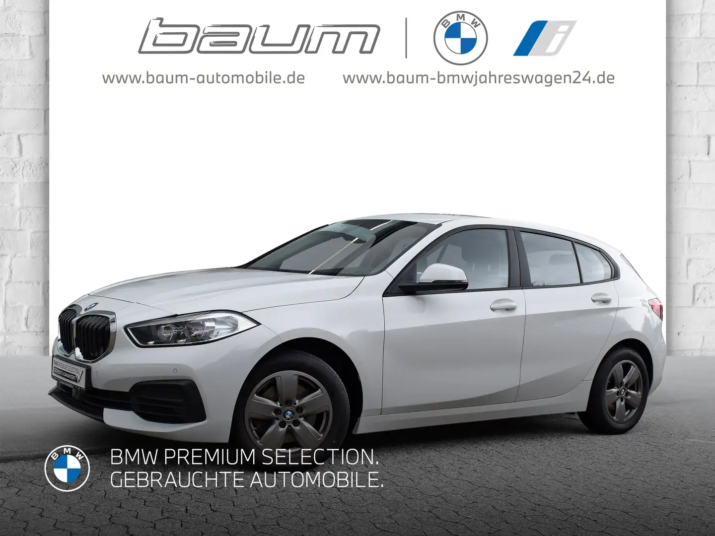 BMW 116 d Advantage DAB WLAN Tempomat Klimaaut. Shz Weiß - 1