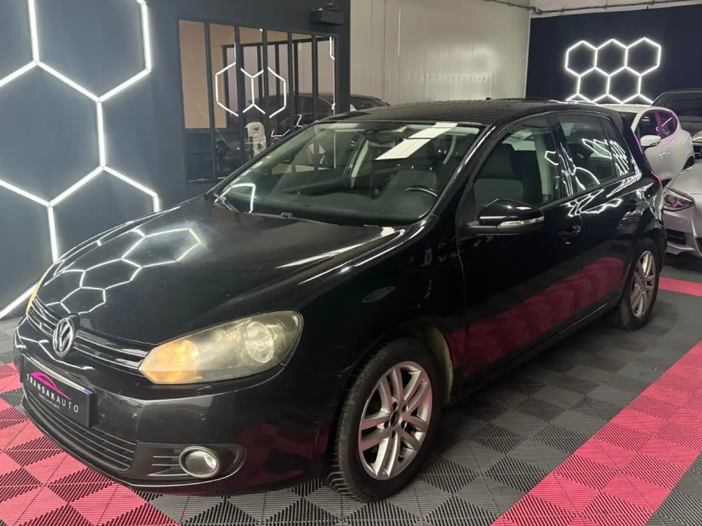 Volkswagen Golf 6 Confortline 140 ch 2.0 TDI ~ Climatisation Auto ~ Radar AV/AR ~ Régulateur et Limiteur ~ Feux Auto ~ Bluetooth Zwart - 2