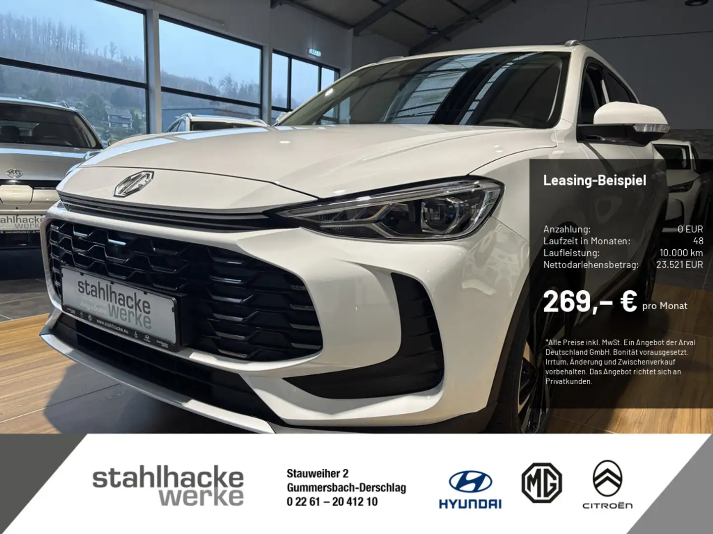 MG ZS Hybrid+ Luxury / Preis gilt nur bei Finanzierung Weiß - 1