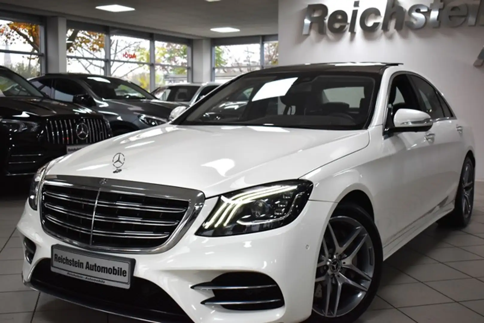 Mercedes-Benz S 400 d 4M AMG MEMORY SERVO HUD NETTO 53.600 Bílá - 1
