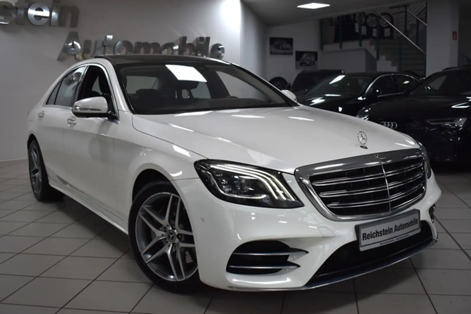 Mercedes-Benz S 400 d 4M AMG MEMORY SERVO HUD NETTO 53.600 Bílá - 2
