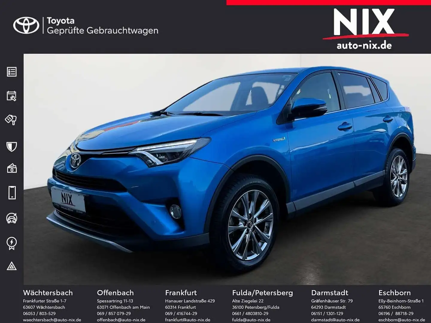 Toyota RAV 4 RAV4 2,5 l Hybrid 4x4 Edition Bleu - 1
