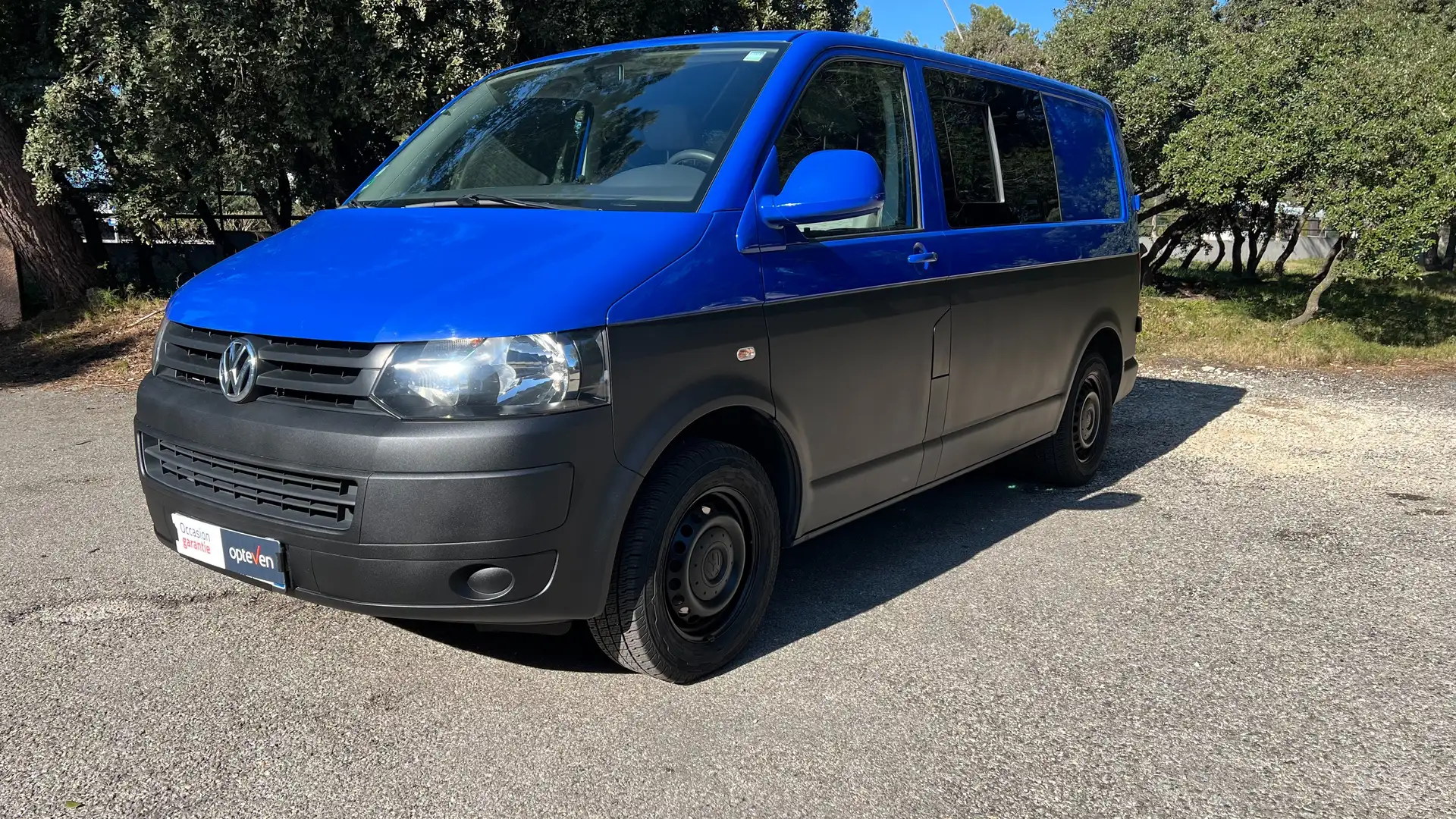 Volkswagen Transporter FGN TOLE CB 2.0 TDI 140 FAP 2.8T DSG7 Bleu - 2