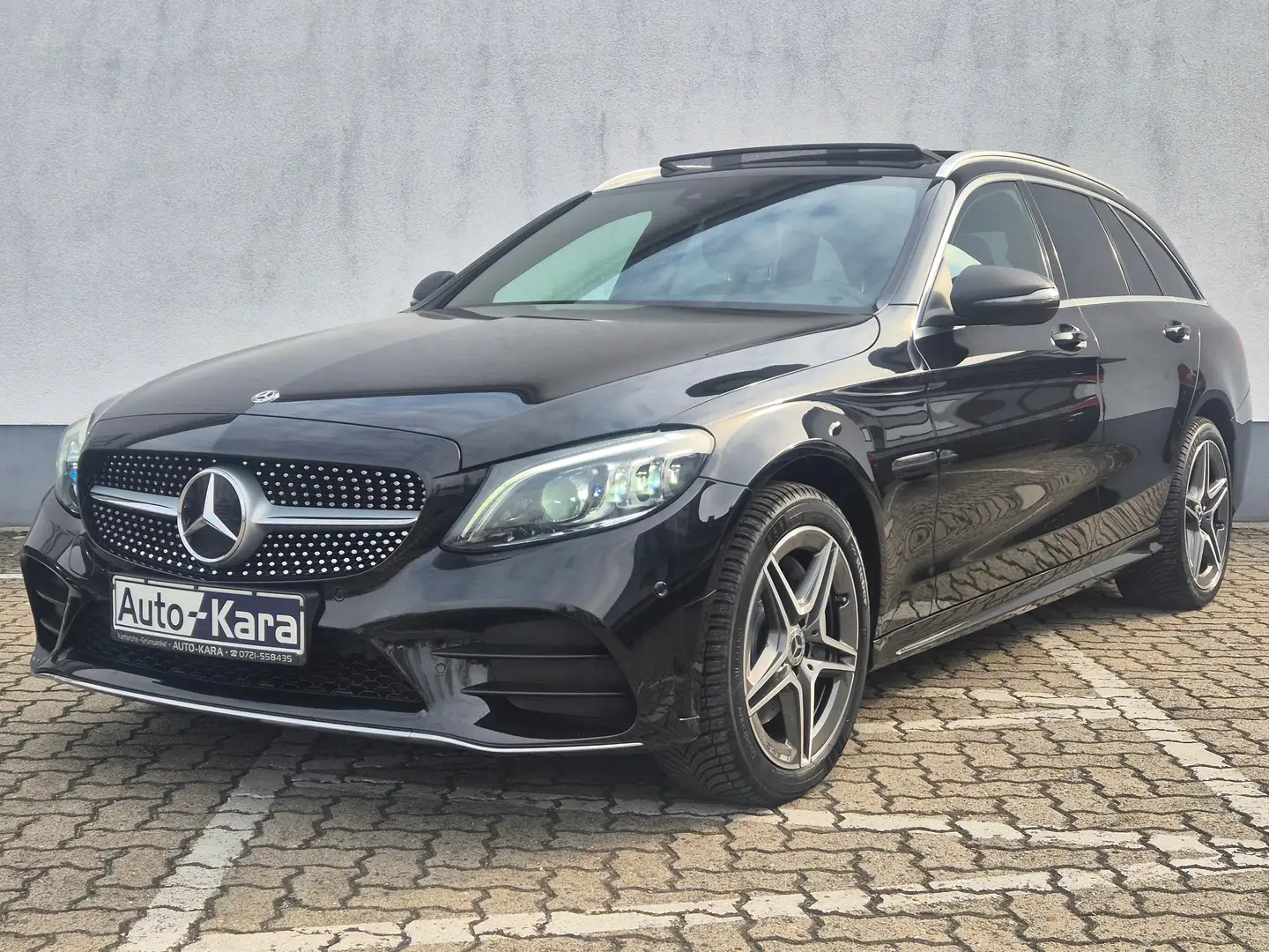 Mercedes-Benz C 400 AMG Paket*Panorama*COMAND*Totwinkel*LED*Spurhalte* Fekete - 1