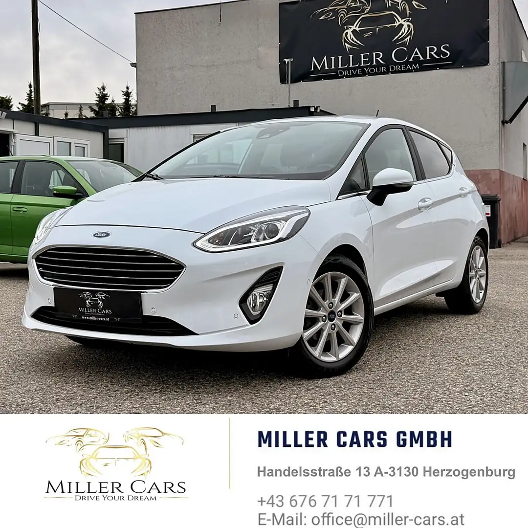 Ford Fiesta Titanium 1,1 Start/Stop*Ertsbesitz* Weiß - 1