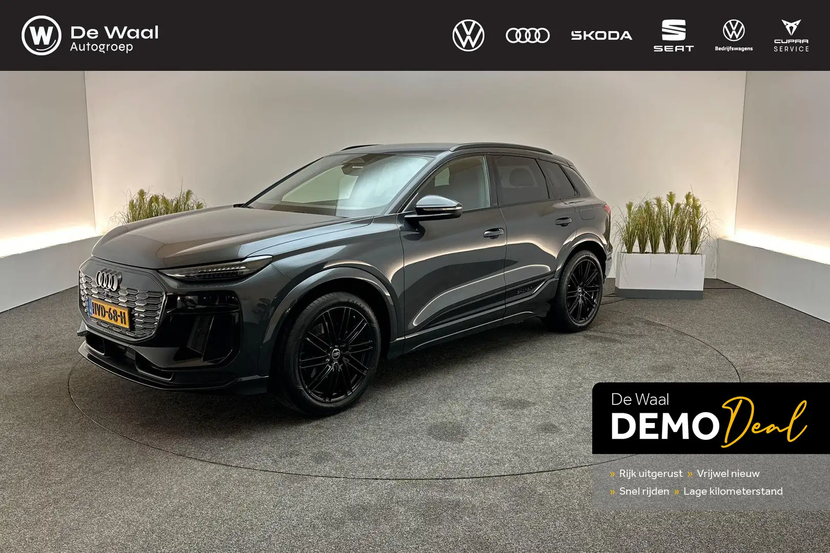 Audi Q6 e-tron S edition 306pk 100kwh | Tech Pro, Comfort Grijs - 1