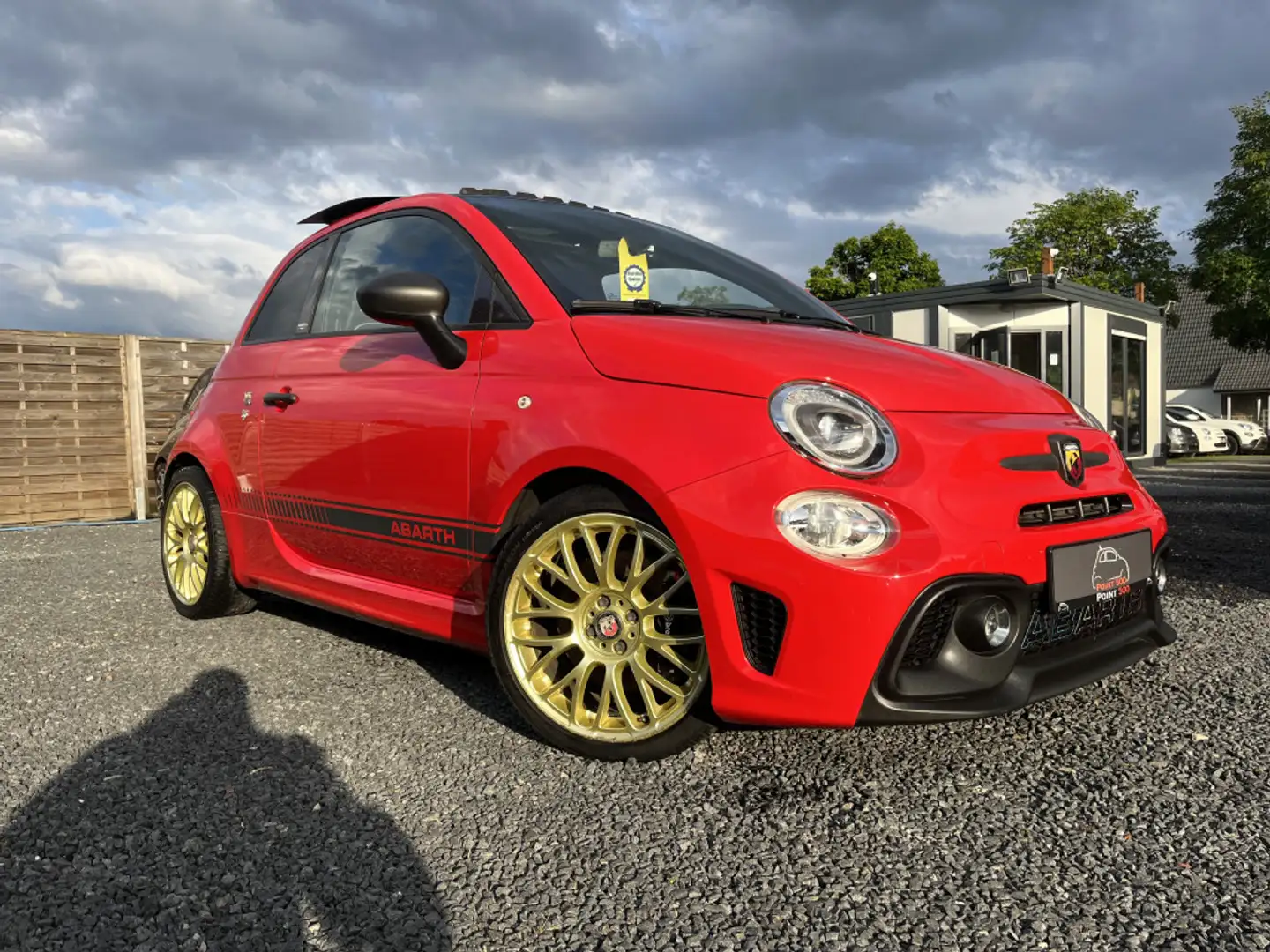 Abarth 595 Competizione SKY-DOME AC-AUTO CARBON LEDER Rot - 2