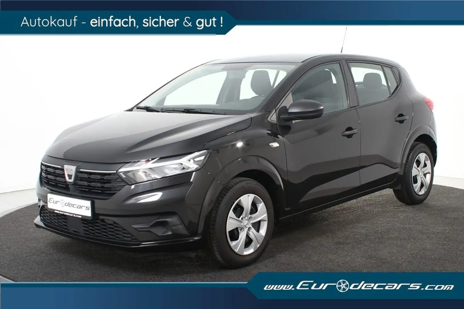 Dacia Sandero 1.0 *1.Hand*DAB*Tempomat* Schwarz - 1