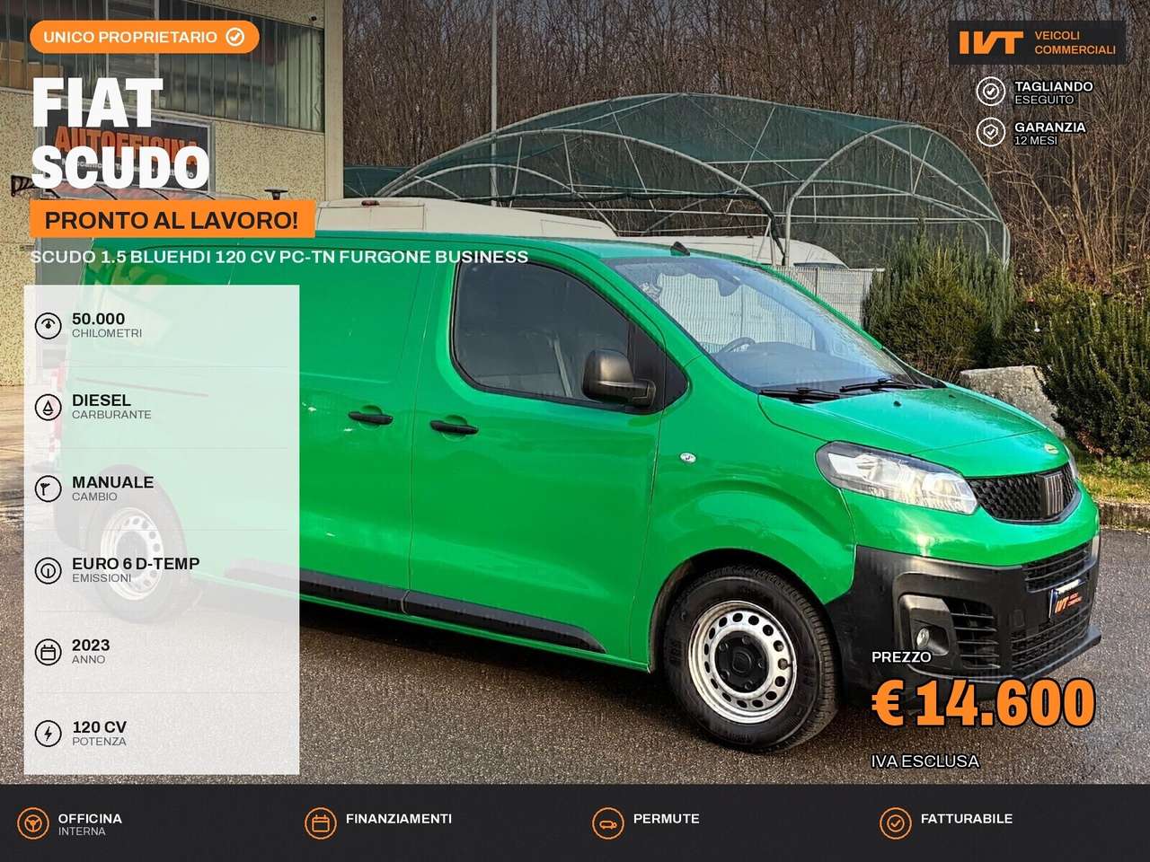 Fiat Scudo Scudo 1.5 BlueHDi 120 CV PC-TN Furgone Business