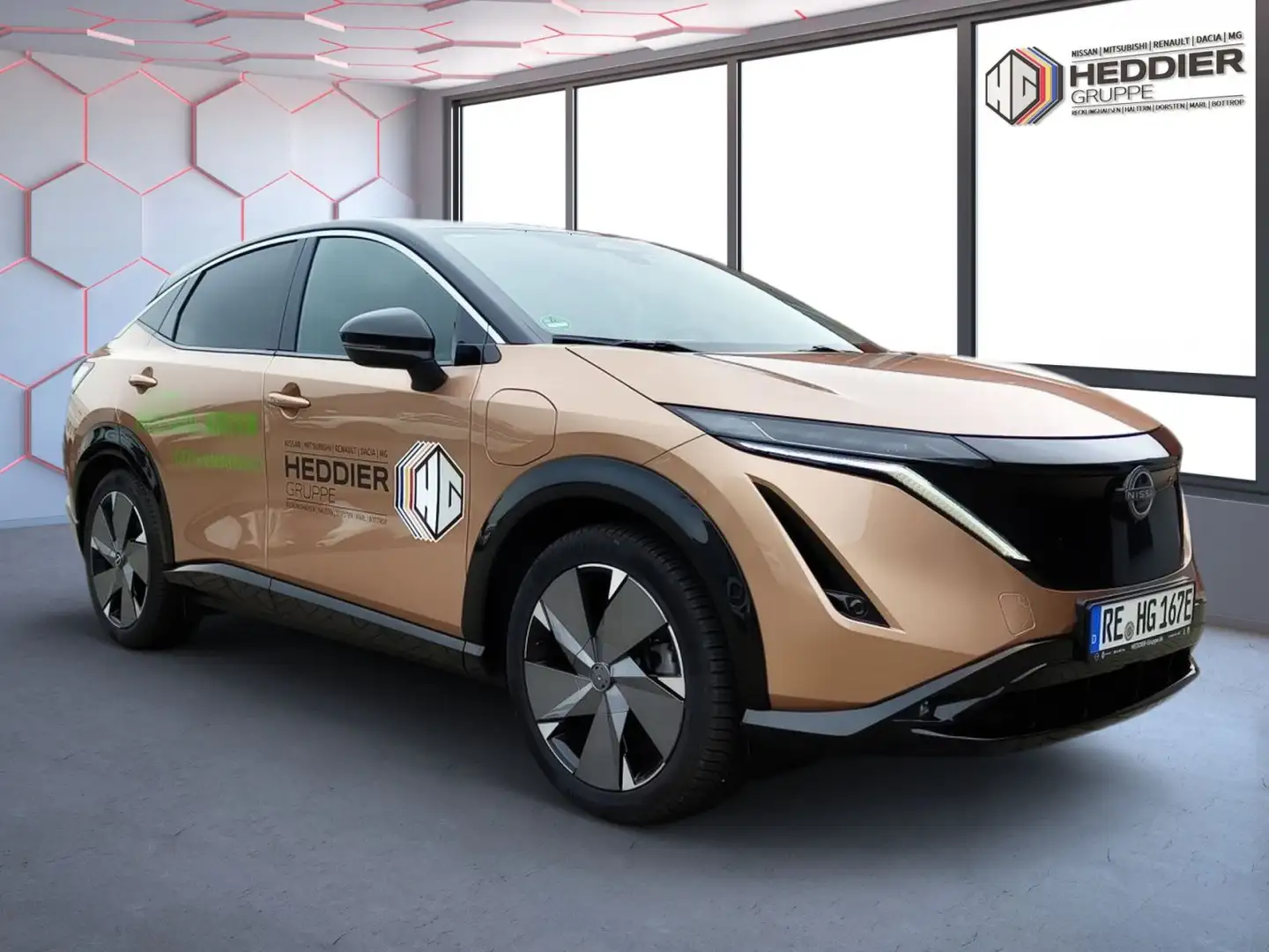 Nissan Ariya Advance Pack 63kW/h *NAVI*PROPILOT*SITZHZG Gold - 2