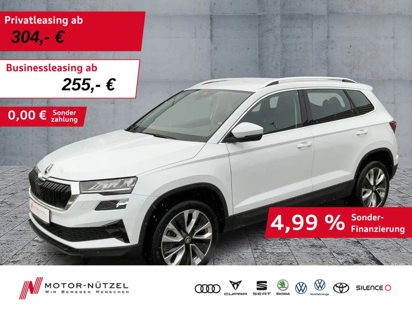 Skoda Karoq 1.5 TSI DSG SELECTION LED+ACC+APP+SHZ+18" Alb - 1