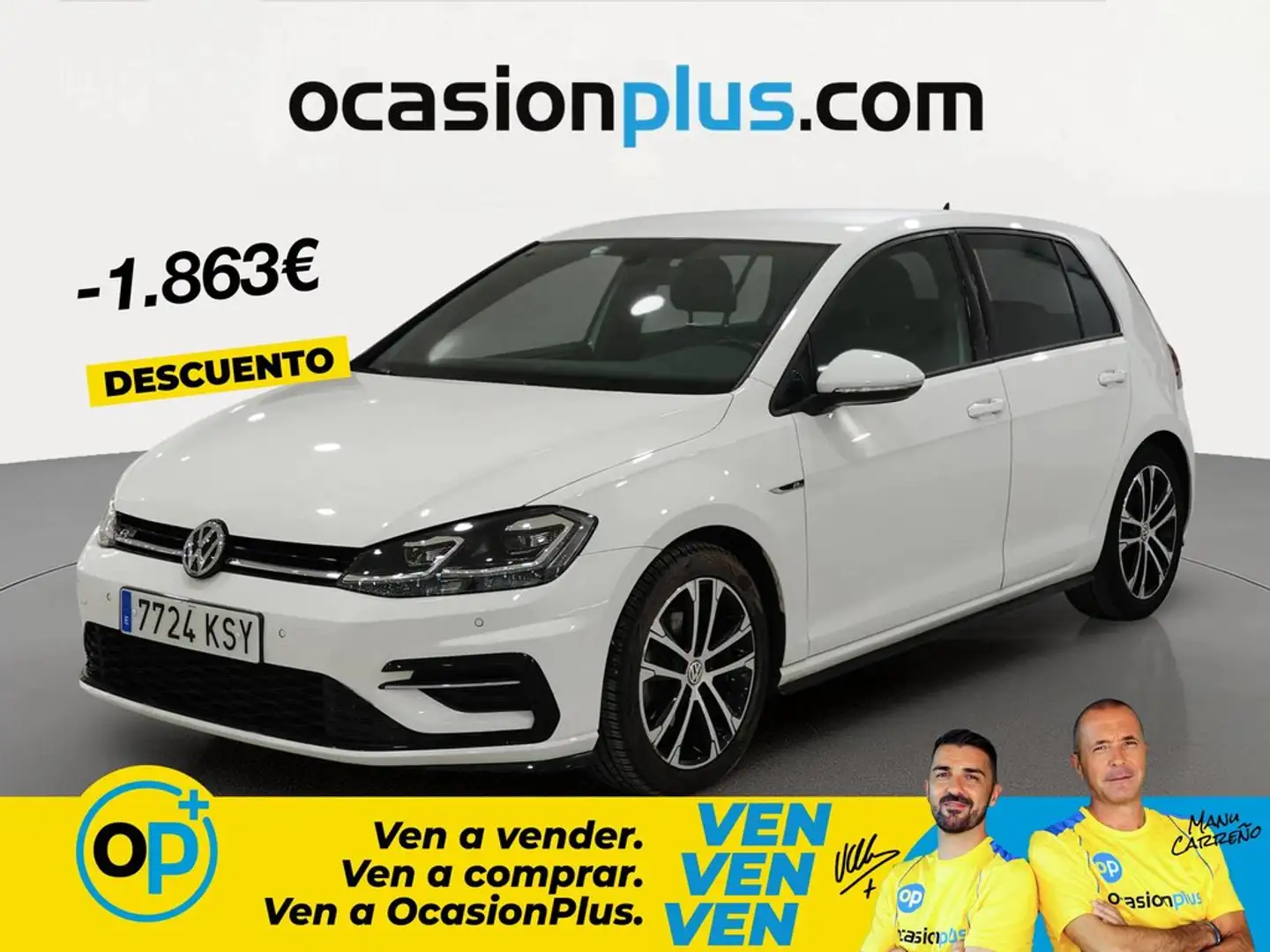 Volkswagen Golf 1.5 TSI Evo R-Line 110kW Blanco - 1