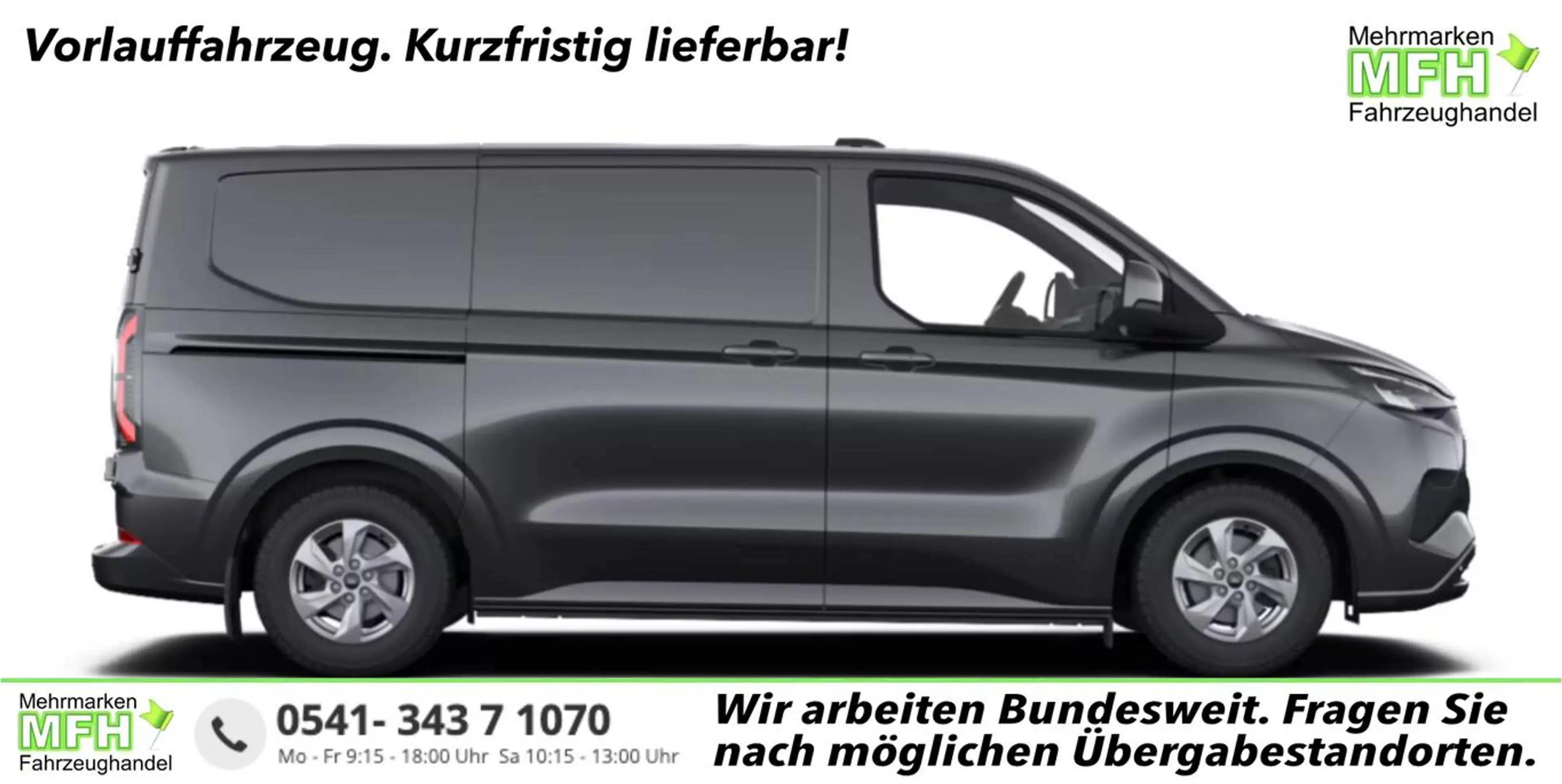 Ford E-Transit Custom Limited 71kWh L1 LED SHZ 2S 16Z 160 kW (...