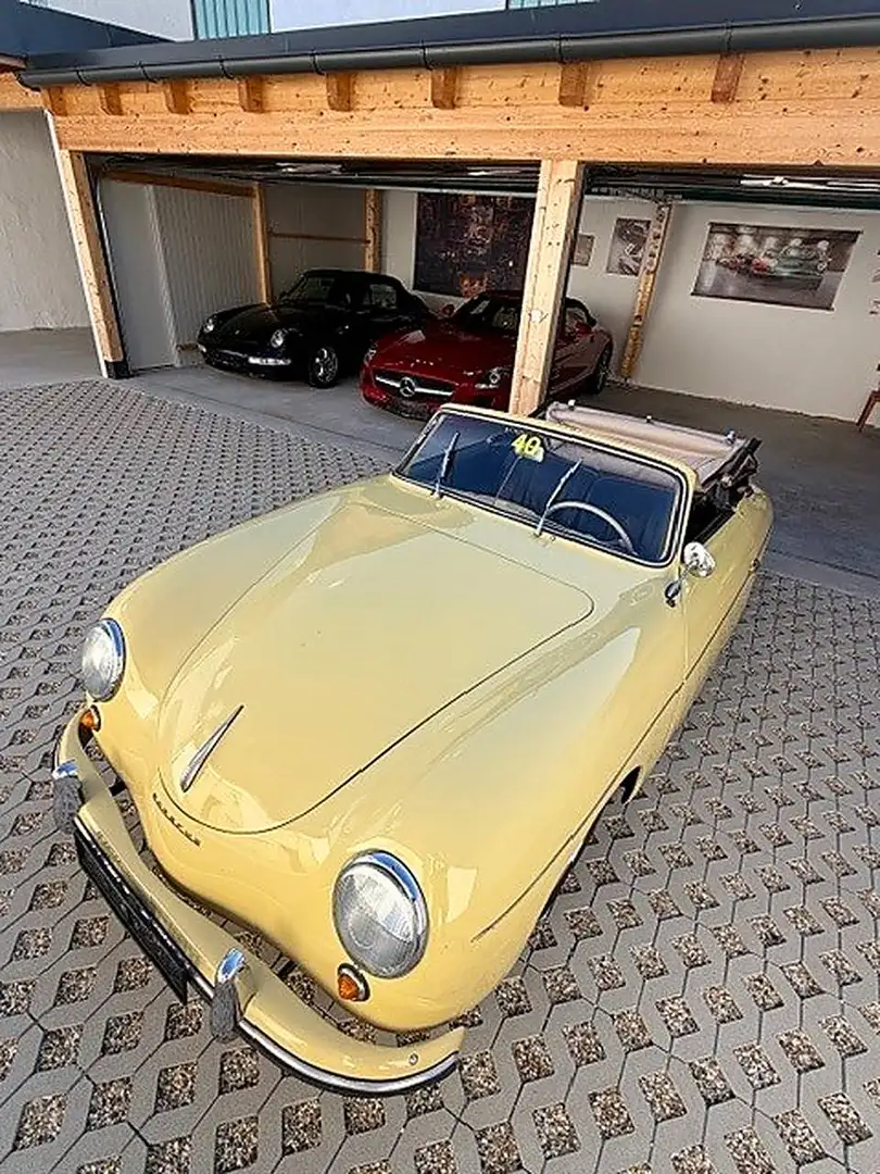Porsche 356 Knickscheibe Cabrio 1500 Gelb - 2