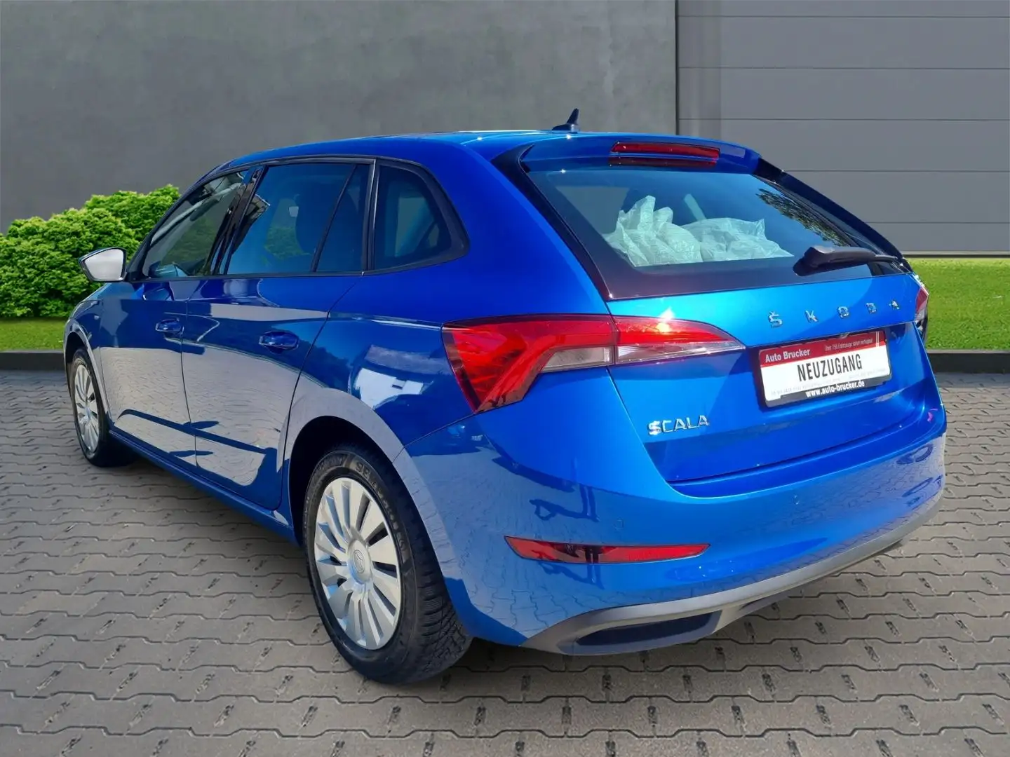 Skoda Scala Drive 125 1.0 TSI+Alufelgen+Klimaautomatik Blau - 2