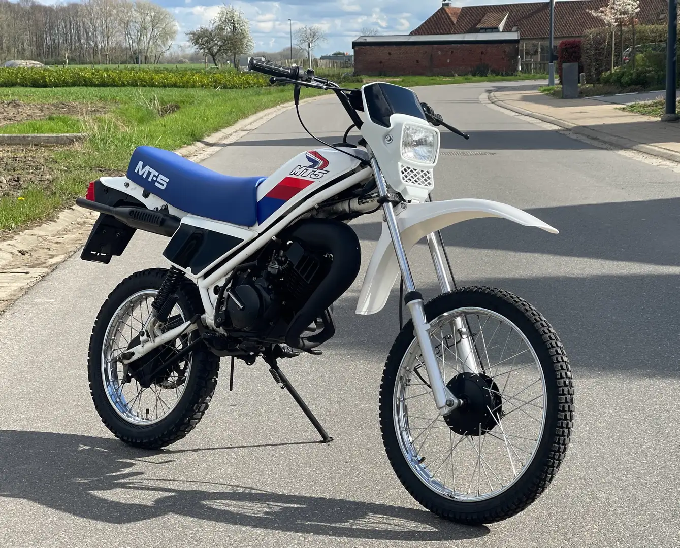 Honda MT 5 bromfiets klasse B Wit - 1