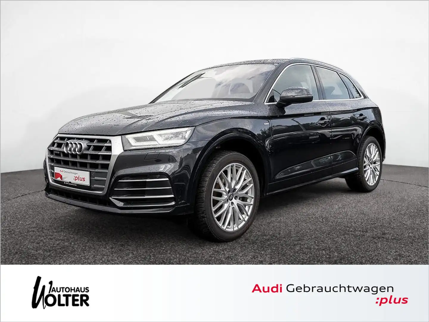 Audi Q5 2.0 TDI quattro sport AHK LED NAVI LEDER S Bleu - 1