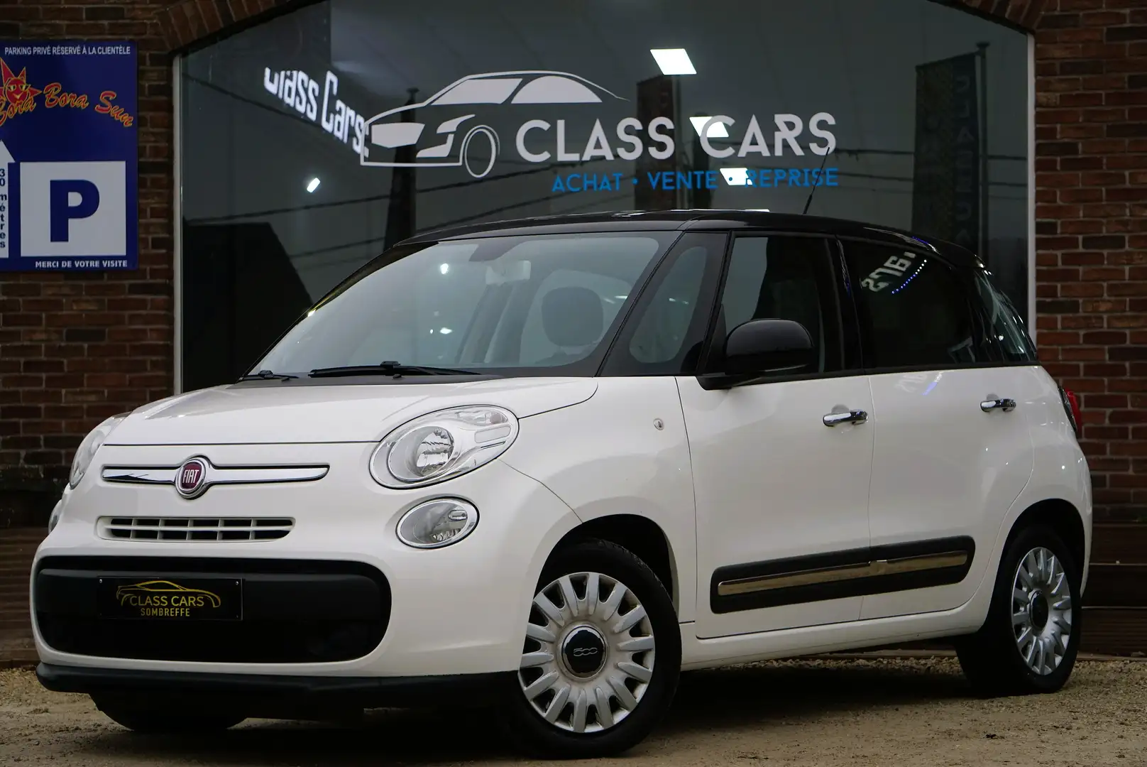 Fiat 500L 1.4i Pop Star CLIMATISATION PDC CARNET CRUISE EU6B Weiß - 1